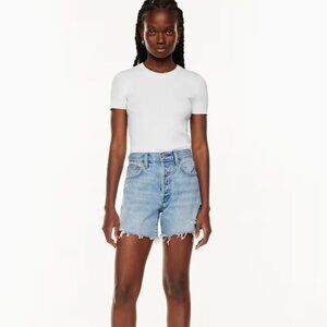 Aritzia Denim Forum The Ex-Boyfriend Hi Mid-thigh Denim Short